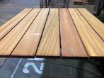 Hardhout–Tatajuba–vlonderplank–terrasdelen-dekdelen-vlonderd, Ophalen, Minder dan 25 mm, Nieuw, 200 tot 250 cm