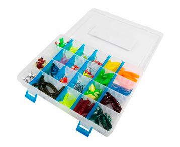 Fish4All Softbait Box (146pcs)