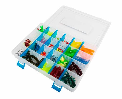 Fish4All Softbait Box (146pcs), Watersport en Boten, Hengelsport | Algemeen, Nieuw, Verzenden