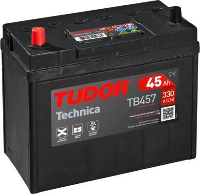 Tudor Technica accu | TB457 | 12V 45Ah, Auto-onderdelen, Accu's en Toebehoren, Ophalen of Verzenden