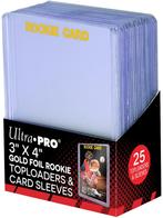 3 X 4 Rookie 35PT Toploader & Sleeves (25 stuks) | Ultra, Verzenden, Nieuw