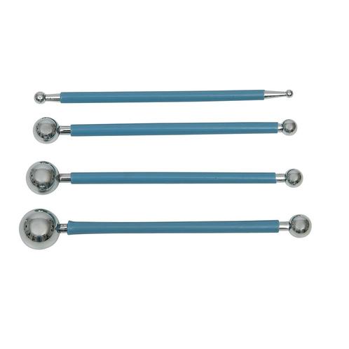 BrandNewCake Boetseer/Modelleer Set Metaal 4st., Hobby en Vrije tijd, Taarten en Cupcakes maken, Nieuw, Verzenden