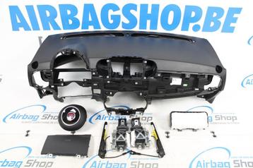 Airbag set - Dashboard zwart Fiat 500 (2016-heden) beschikbaar voor biedingen