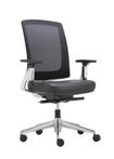 Geperforeerd lederen bureaustoel Mirco Deluxe ergonomisch