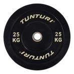 Tunturi Halterschijf | 1 x 25kg | Black, Sport en Fitness, Fitnessmaterialen, Verzenden, Nieuw, Halterschijven