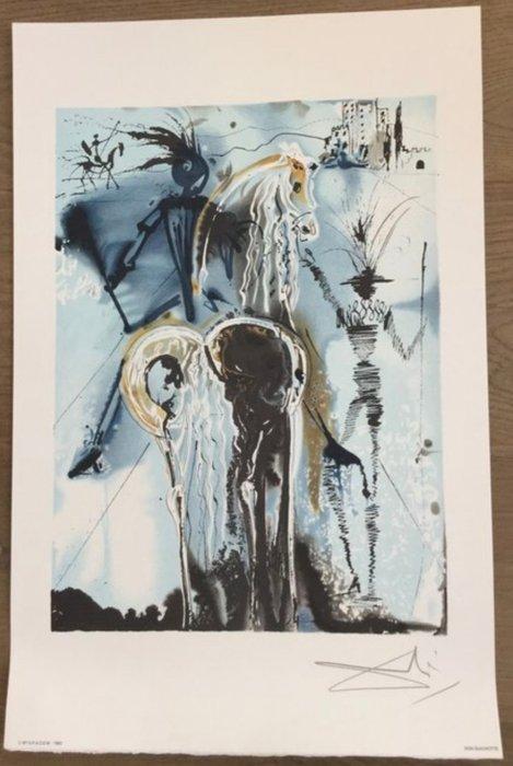 Salvador Dali (1904-1989) - Don Quichotte - Les chevaux de, Antiek en Kunst, Antiek | Overige Antiek