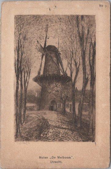UTRECHT - Molen de Meiboom, Verzamelen, Ansichtkaarten | Nederland, Verzenden