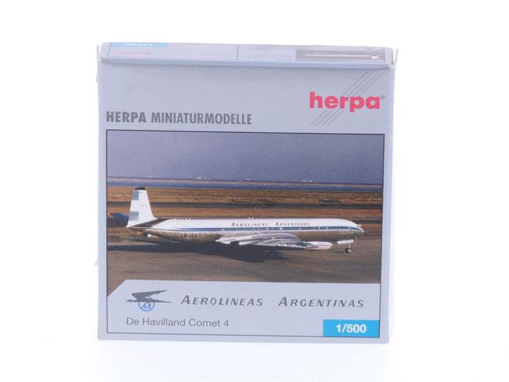 Schaal 1:500 Herpa 514491 Aerolineas Argentinas De Havill..., Hobby en Vrije tijd, Modelbouw | Vliegtuigen en Helikopters, Zo goed als nieuw