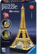3D Puzzel - Eiffeltoren - Night Edition (216 stukjes) |, Hobby en Vrije tijd, Nieuw, Verzenden