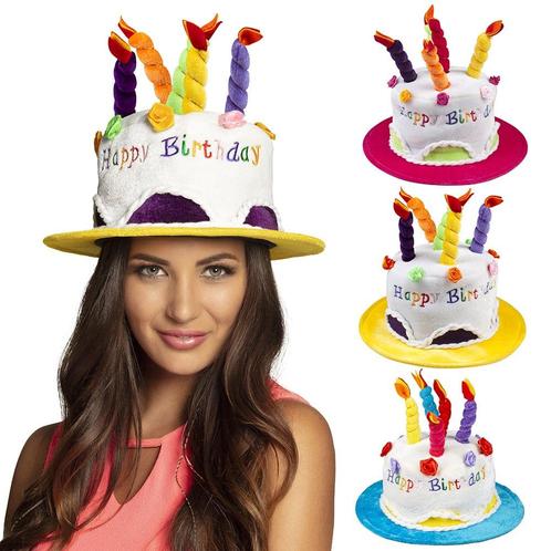 Verjaardagshoed Taart Happy Birthday, Kleding | Dames, Carnavalskleding en Feestkleding, Nieuw, Ophalen of Verzenden