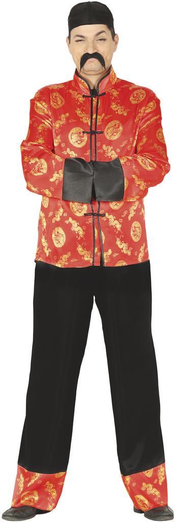 Chinees Kostuum Heren, Kleding | Heren, Carnavalskleding en Feestkleding, Nieuw, Verzenden