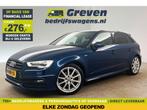 Audi A3 1.4 TFSI CoD S-line 141PK LED Clima Cruise €276pm, Auto's, Audi, Blauw, Handgeschakeld, Nieuw, Benzine