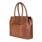 BURKELY Evelyn Schoudertas 15,6 inch Laptoptas - Cognac, Verzenden, Nieuw