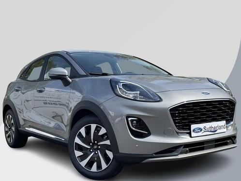 Zakelijke Lease |  Ford Puma 1.0 EcoBoost Hybrid Titanium 12, Auto's, Ford, Dealer onderhouden, Lease, Zwart, Handgeschakeld, SUV of Terreinwagen