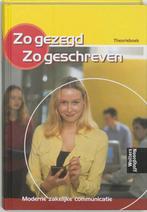 Zo gezegd zo geschreven Theorieboek  CD ROM dr 9789001136222, Boeken, Verzenden, Zo goed als nieuw