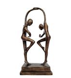 Beeldje - A dancing couple - Brons