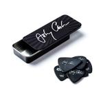 Johnny Cash opbergblikje met plectrums officiële merchandise, Verzamelen, Muziek, Artiesten en Beroemdheden, Ophalen of Verzenden