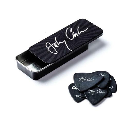 Johnny Cash opbergblikje met plectrums officiële merchandise, Verzamelen, Muziek, Artiesten en Beroemdheden, Gebruiksvoorwerp