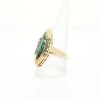 Ring - 14 karaat Geel goud Topaas, Sieraden, Tassen en Uiterlijk, Ringen, Nieuw