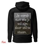 Rett. Hoodie - Warm en comfortabel & tekst dat doet nadenken, Kleding | Heren, Truien en Vesten, Nieuw, Zwart, Rett.