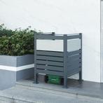 [en.casa] Containerombouw Uusikaupunki 120x91x91 cm antracie, Verzenden, Nieuw