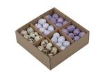 Kwarteleitjesmix lila doos 72 stuks kwartel eitjes, Hobby en Vrije tijd, Knutselen, Ophalen of Verzenden, Nieuw