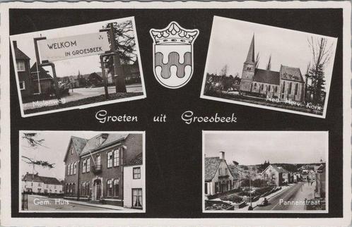 GROESBEEK - Meerluik Groeten uit Groesbeek, Verzamelen, Ansichtkaarten | Nederland, Verzenden