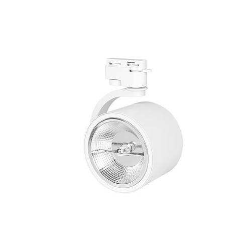 LED 3-fase Railspot | GU10 | AR111 | Wit | Robio | 120mm, Huis en Inrichting, Lampen | Plafondlampen, Ophalen of Verzenden