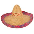 Sombrero Mexico Gekleurde Rand, Hobby en Vrije tijd, Feestartikelen, Ophalen of Verzenden, Nieuw