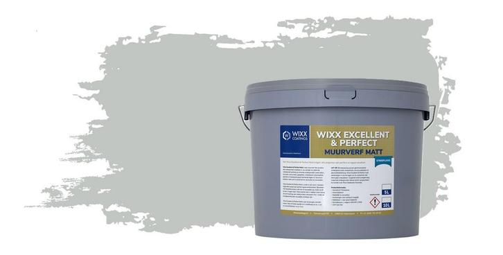 Wixx Excellent en Perfect Muurverf Matt 5L, Doe-het-zelf en Verbouw, Verf, Beits en Lak, Verf, Overige kleuren, Nieuw, Minder dan 5 liter