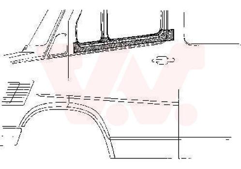 PLAATWERKPANELEN AUTODEUR VOOR MERCEDES BENZ BUS 207-410, Auto diversen, Auto-accessoires, Nieuw, Ophalen of Verzenden