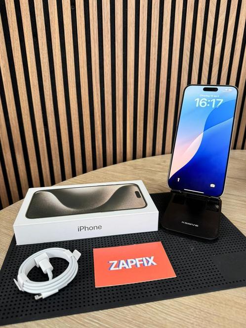 Apple iPhone 15 Pro Max | 256GB | Zilver | In Nieuwstaat, Telecommunicatie, Mobiele telefoons | Apple iPhone, Zonder abonnement