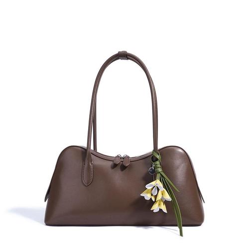 Luelle elegante tas met bloemenbedel, Sieraden, Tassen en Uiterlijk, Tassen | Damestassen, Bruin, Nieuw, Schoudertasje, Verzenden