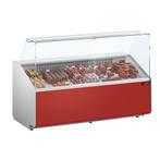 GGM Gastro | Koelvitrine - 1900mm - Donkerrood voorpaneel |, Verzenden, Nieuw in verpakking, Decoratie