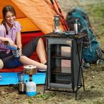 TRUUSK Opvouwbare Campingkast Keukenbox Met Ritsdeur, Draagb, Caravans en Kamperen, Kampeermeubelen, Verzenden, Nieuw