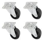 Benson Zwenkwielen - Ø 40 mm - Zwart - Max. belasting 25..., Ophalen of Verzenden, Nieuw