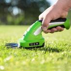 2dekans | TecTake heggeschaar - incl. telescoopsteel en 2, Tuin en Terras, Ophalen of Verzenden, Zo goed als nieuw, Tectake