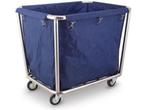 HENDI Wasgoed trolley - stalen frame - afneembare waszak - 4, Verzenden, Zo goed als nieuw