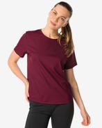 HEMA Damessportshirt donkerrood, Kleding | Dames, Verzenden, Nieuw