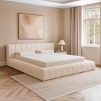 Teddy Amour bed Japandi Stijl 140,160 en 180x200cm € 649,-, Huis en Inrichting, Japandi, Stof, Nieuw, Tweepersoons
