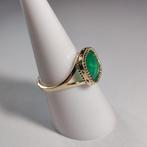 Ring - 14 karaat Geel goud - 3.30ct. tw. Chalcedoon - Oro, Nieuw
