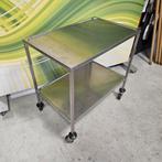 RVS serveerwagen / serveertrolley - 80x80x50 cm, Ophalen of Verzenden, Nieuw