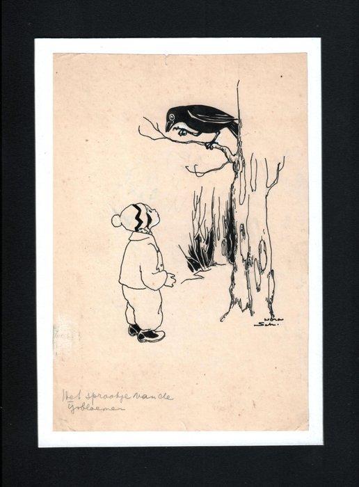 Nora Schnitzler ( 1901-1983 ) - Kinderboek-illustratie :, Antiek en Kunst, Kunst | Schilderijen | Klassiek