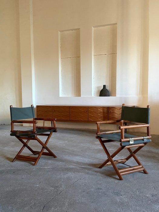 Im Stil von Lyda Levi - John Mc Guire - Stoel (2) - Hout,, Antiek en Kunst, Antiek | Meubels | Stoelen en Banken