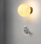 Astronaut Wandlamp – Creatieve Maanlamp voor Kinderkamer, Huis en Inrichting, Lampen | Wandlampen, Verzenden, Nieuw
