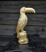 Beeld, Toucan - Gold - 30.5 cm - Hars