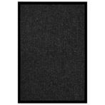 vidaXL Deurmat 80x120 cm gestreept antraciet, Verzenden, Nieuw
