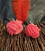 Massage kaars - hand gemaakt - vorm - bol wol - Groot - Geur, Verzenden, Nieuw