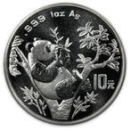 Chinese Panda 1 oz 1995 (200.000 oplage), Postzegels en Munten, Munten | Azië, Oost-Azië, Zilver, Losse munt, Verzenden