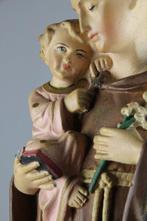 Beeldje - St-Antonius van Padua - 45cm - Gips, Antiek en Kunst